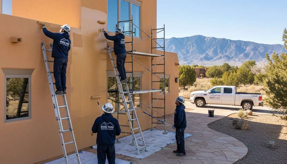Professional house painters in Albuquerque NM providing expert exterior home painting services