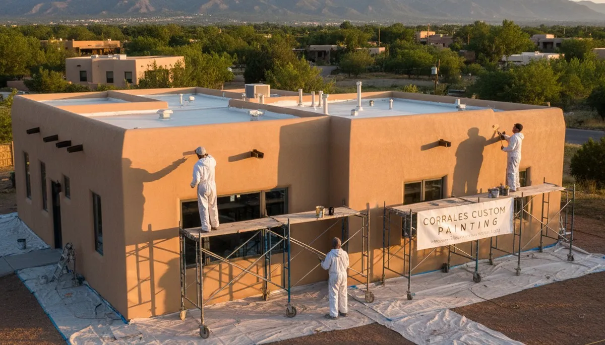 Professional house painters in Albuquerque NM providing expert residential exterior painting services