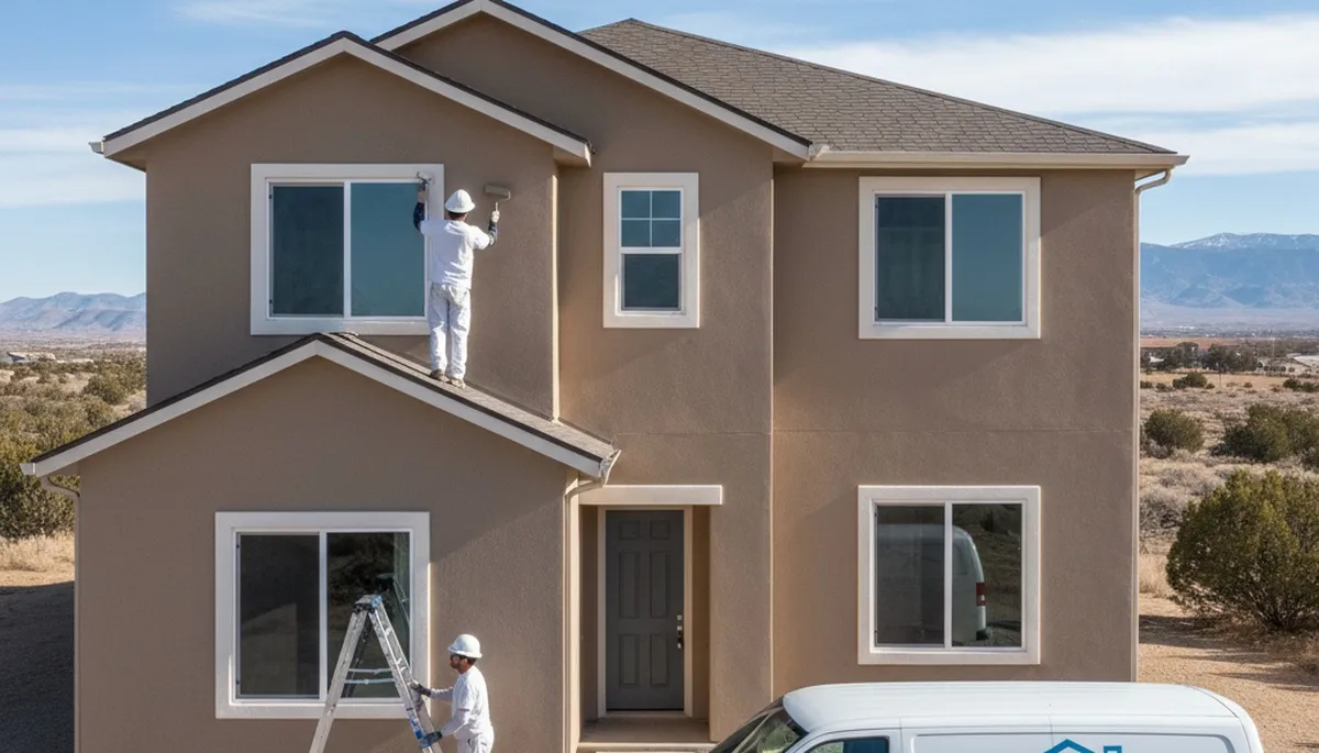 Professional house painters in Albuquerque NM providing expert exterior and interior painting services