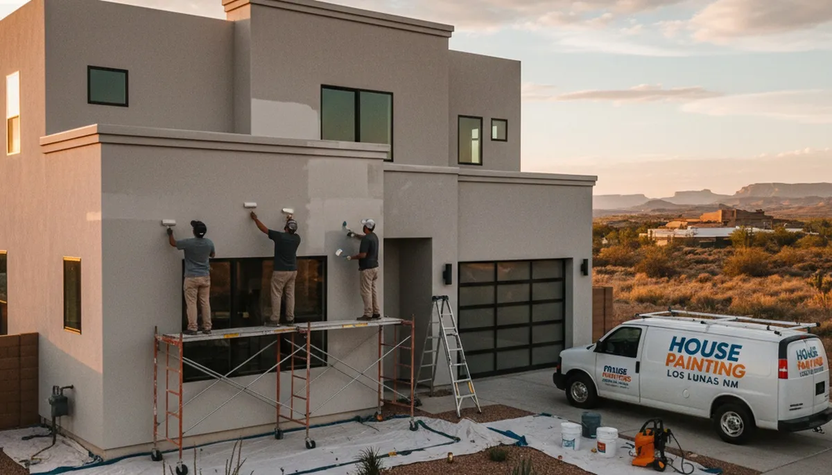 Professional house painters in Albuquerque NM providing expert residential exterior painting services