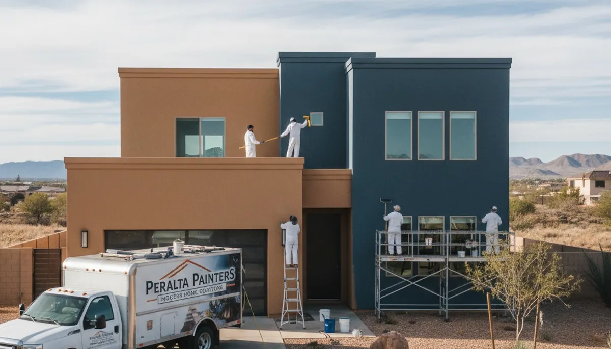 Professional house painters in Albuquerque NM providing expert exterior and interior painting services