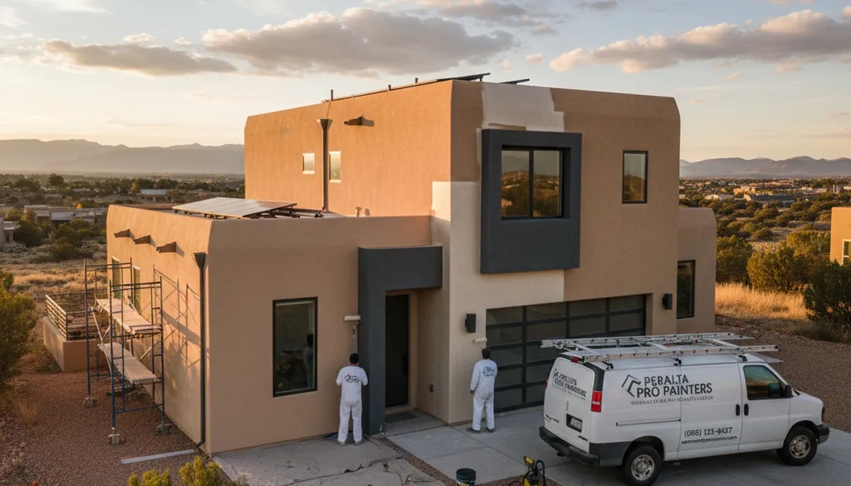 Professional house painters in Albuquerque NM providing expert residential exterior painting services