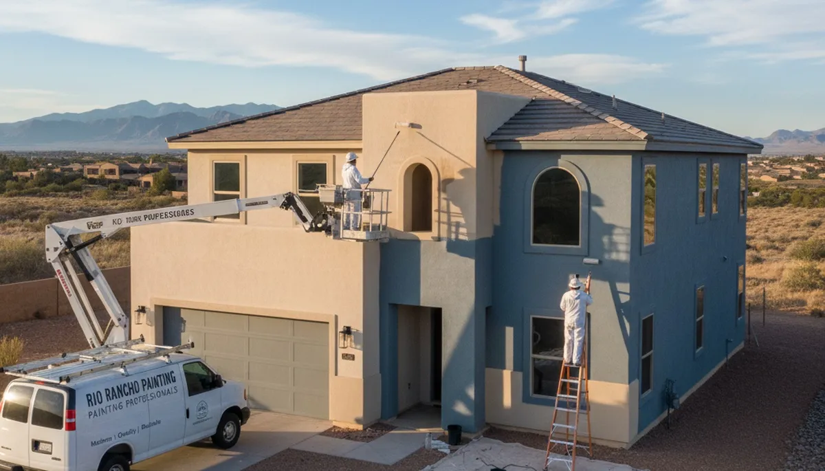 House painting crew serving Albuquerque, NM with professional exterior and interior painting services