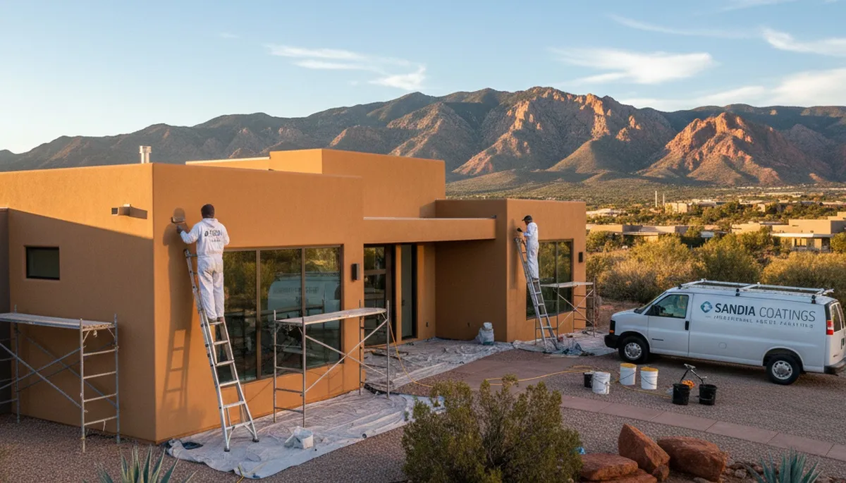 Professional house painters in Albuquerque NM providing quality exterior home painting services