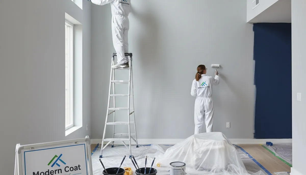 Professional interior house painting in Albuquerque NM with expert color and finish techniques